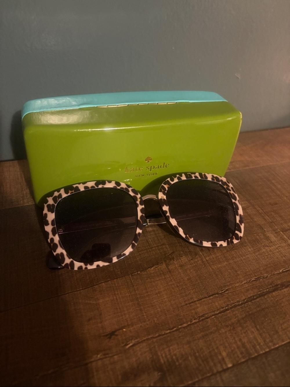 Kate Spade Leopard-Print Sunglasses